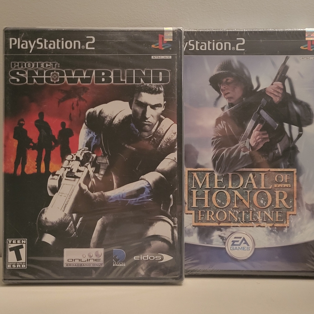 Two Factory Sealed PS2 Playstation 2 Games